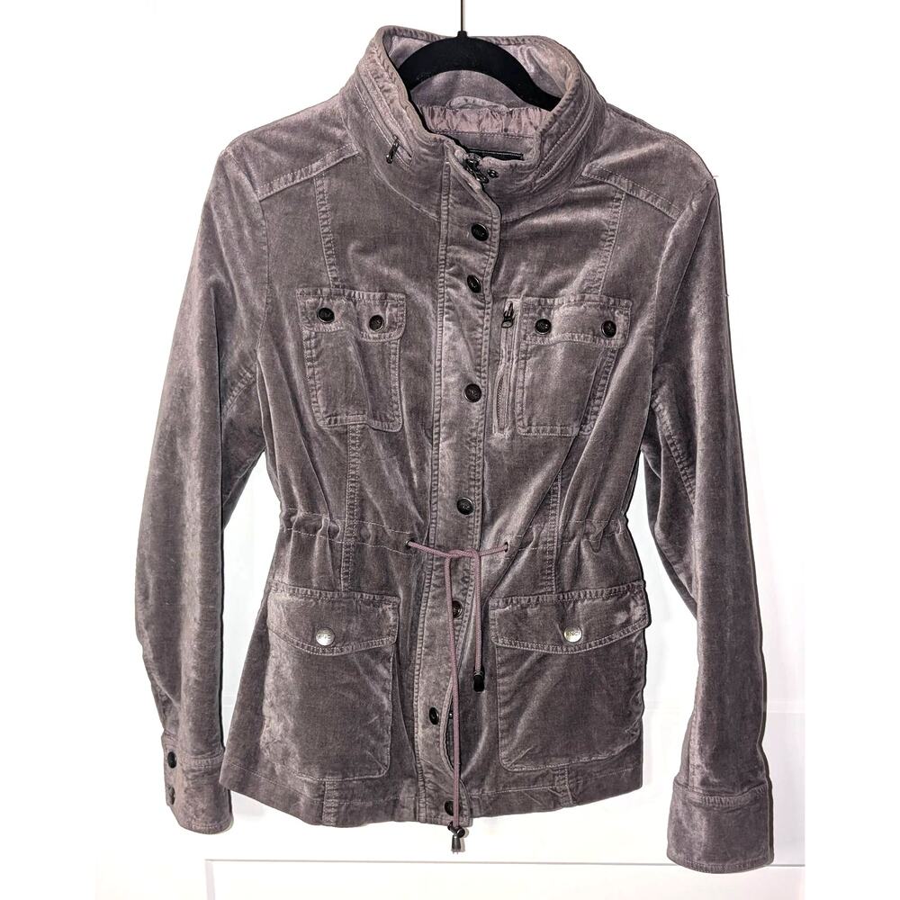 Womens BNCI Blanc Noir Velvet Jacket Medium Dusty Lavender